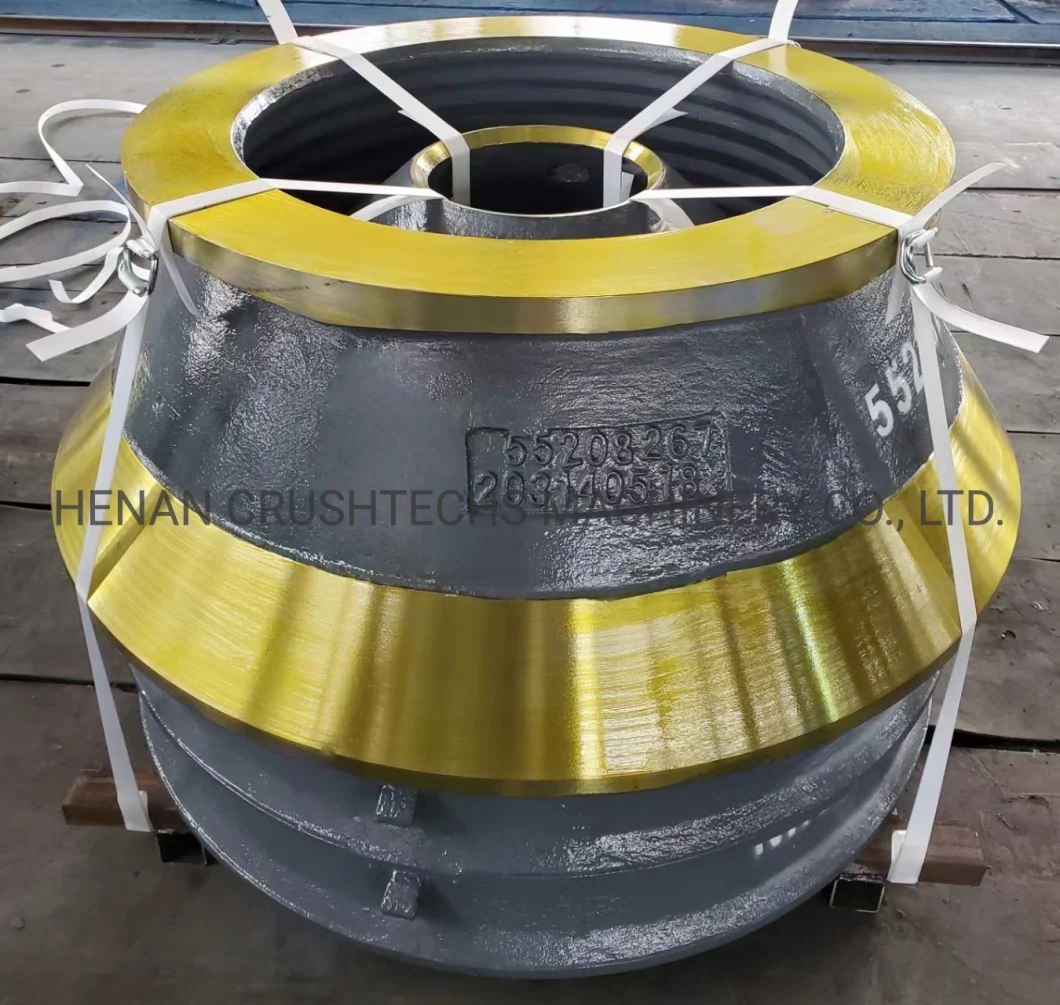 Sand Stone Crusher Symons 4.25′′ Standard Cone Crusher Spare Parts Concave Ring and Mantle 0448.6